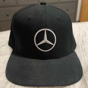 Mercedes Benz Hat - Flat Bill - Snap Back - Genuine Mercedes Benz Merch